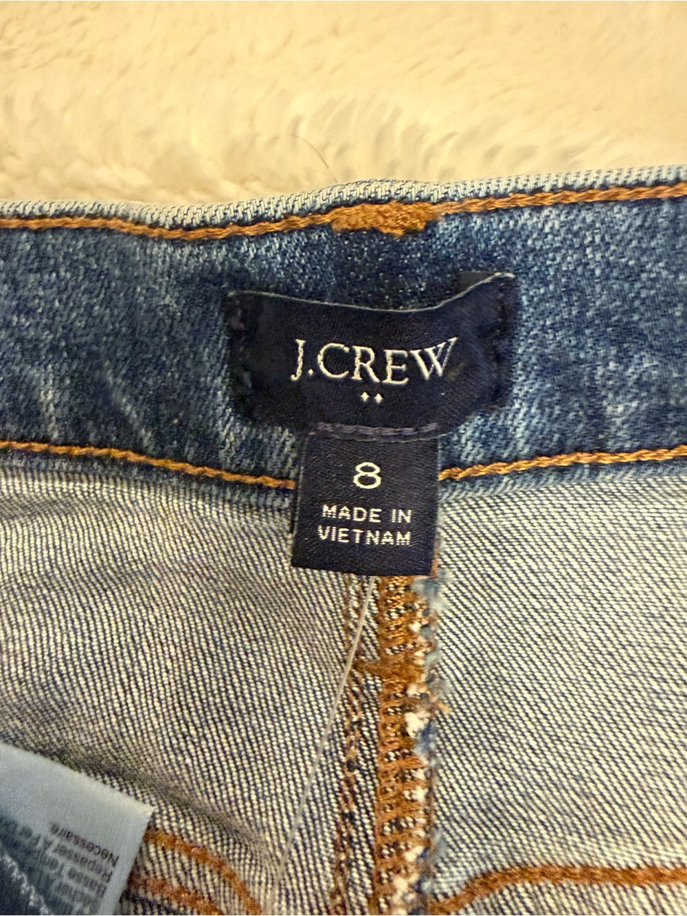 NWT J Crew Classic Blue Denim Pencil Skirt - Women's size 8 - Picture 4 of 9